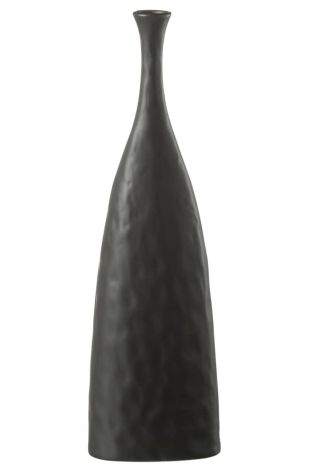 J-Line Vase Keramik Schwarz Groß Zihao 34218