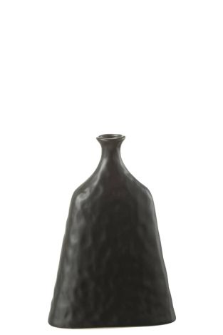 J-Line Vase Keramik Schwarz Klein Zihao 34217
