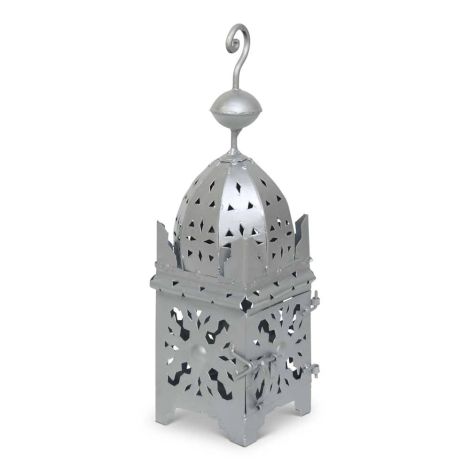 Marokkanisches Windlicht Silber Klein Arub SFLNTRN00077