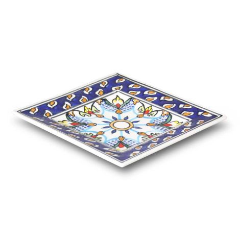 Marokkanische Schale Quadratisch Blau 20 x 20cm SFBDSH00040