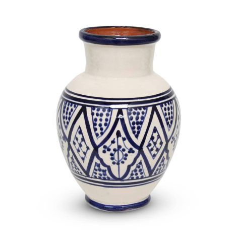 Marokkanische Vase Blau Nakhil Ø 19 x 26cm SFVAPOT00028
