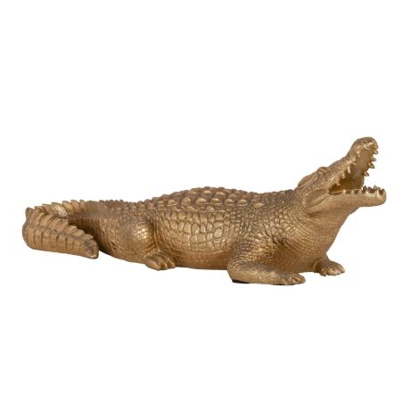 Richmond Krokodil Deko Gold -AD-0002