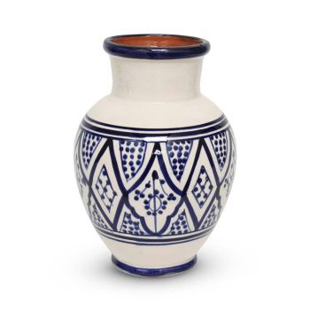 Marokkanische Vase Blau Nakhil Ø 19 x 26cm SFVAPOT00028