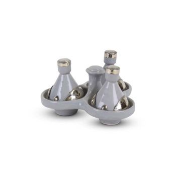 Tajine mini Grau mit Metall 3-teilig SFMKTJ00022